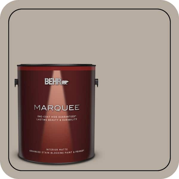 BEHR MARQUEE 1 gal. #PPU18-13 Perfect Taupe Matte Interior Paint