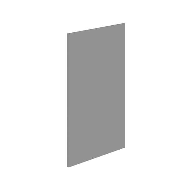 J COLLECTION Roseland 24 in. W x 34.5 in. H Base Cabinet End Panel in Slate Gray