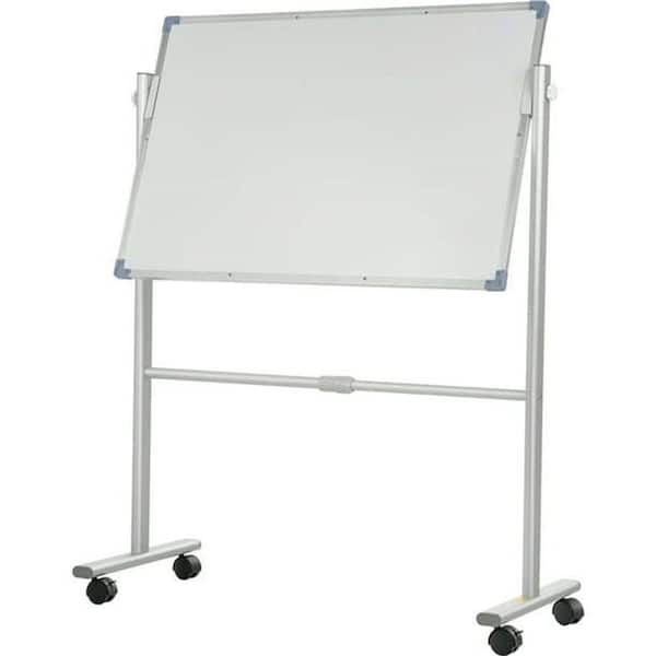 Stand White Board - 36 x 24 inch Double Sided Magnetic Dry Erase Board with Stand Height Adjustable, 3' x 2' Flip Chart Easel Stand Portable