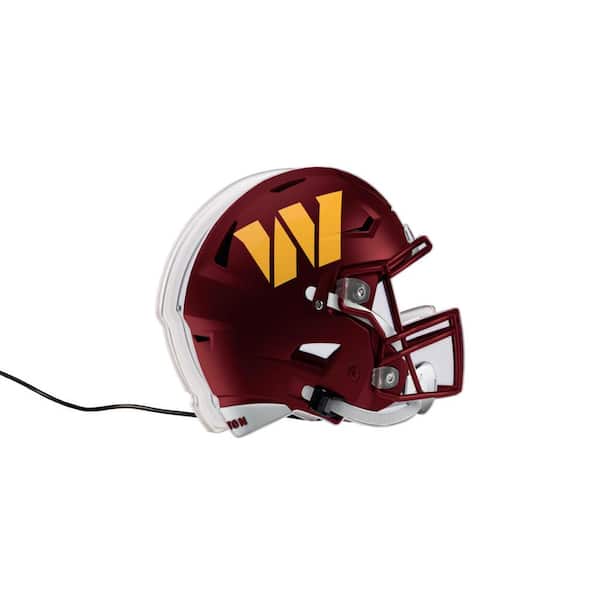 Evergreen Washington Commanders NFL Red Football Helmet Desk Lite LED Decor