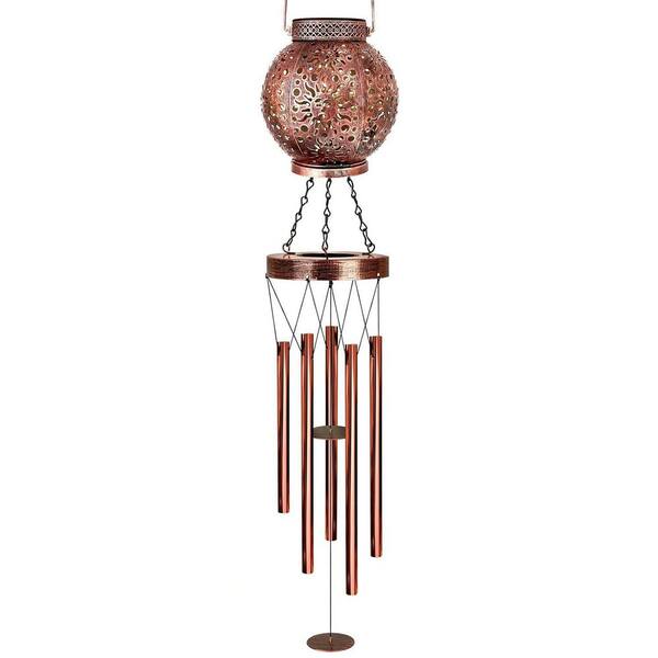 38 in. Metal Sun Wind Chimes for Outside