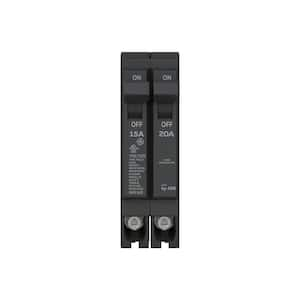 Q-Line 1-15 Amp Single-Pole 1-20 Amp Single-Pole Tandem 120/240-Volts Circuit Breaker