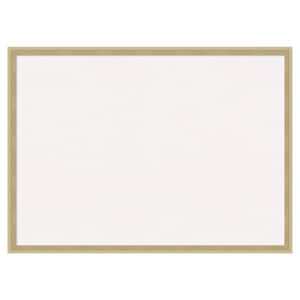 Lucie Champagne Wood White Corkboard 29 in. x 21 in. Bulletin Board Memo Board