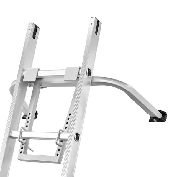 Ladder Stabilizer, Steel Ladder Roof Hook Step Stool with Wing Span, Stable Ladder Standoff Arms Reach