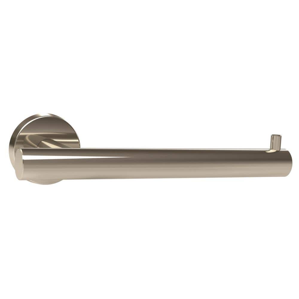 Polished Stainless Steel Modern Single Post Toilet Paper Holder