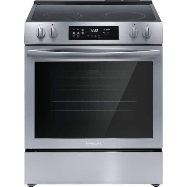 Frigidaire electric range stainless shop steel