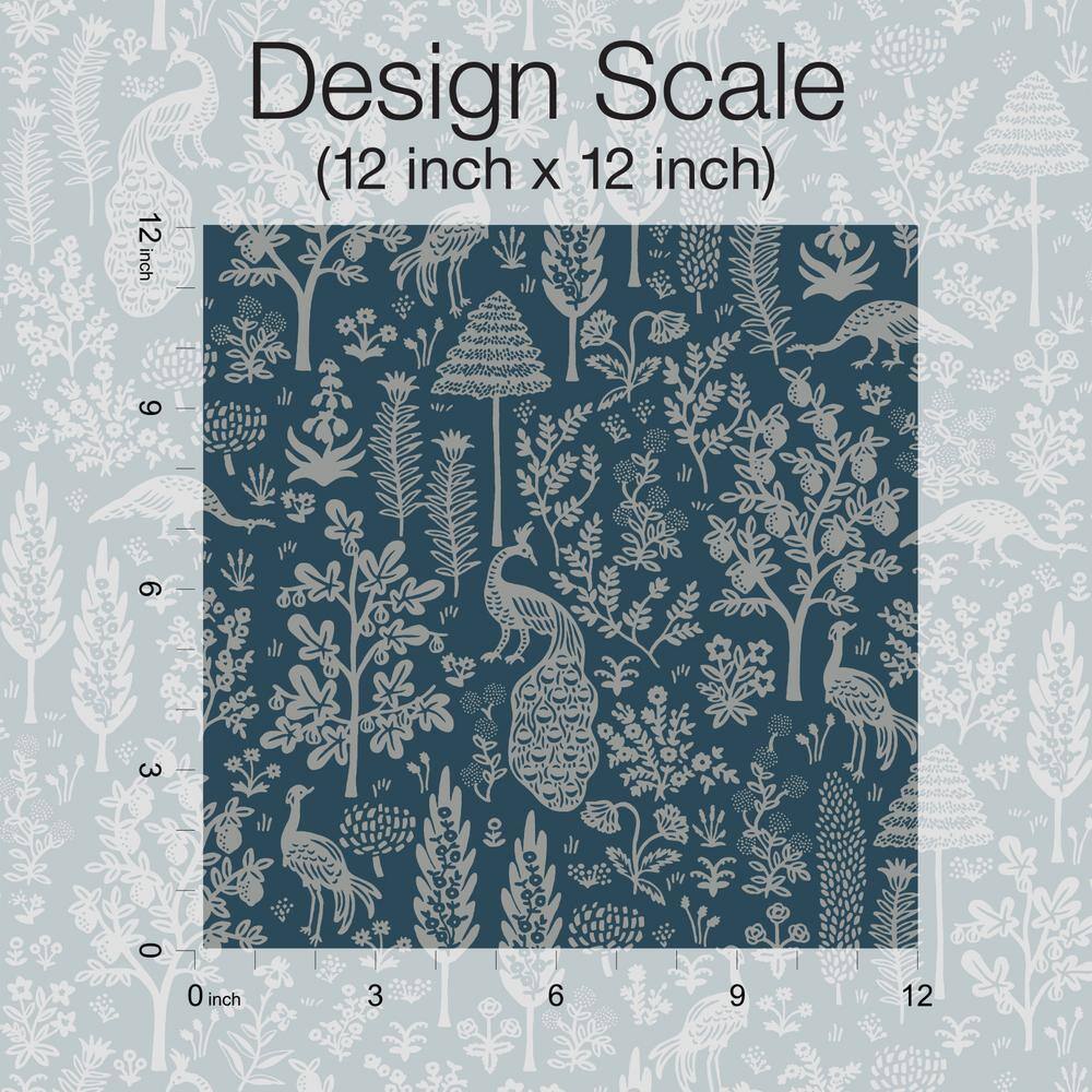 Gray and Black Grasscloth Removable Wallpaper