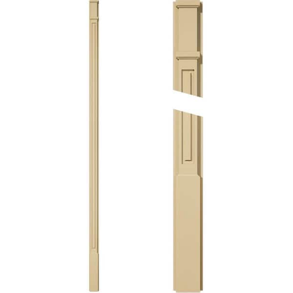 Ekena Millwork 2 in. D x 4 in. W x 120 in. L Primed Polyurethane Pilaster 1- Pack