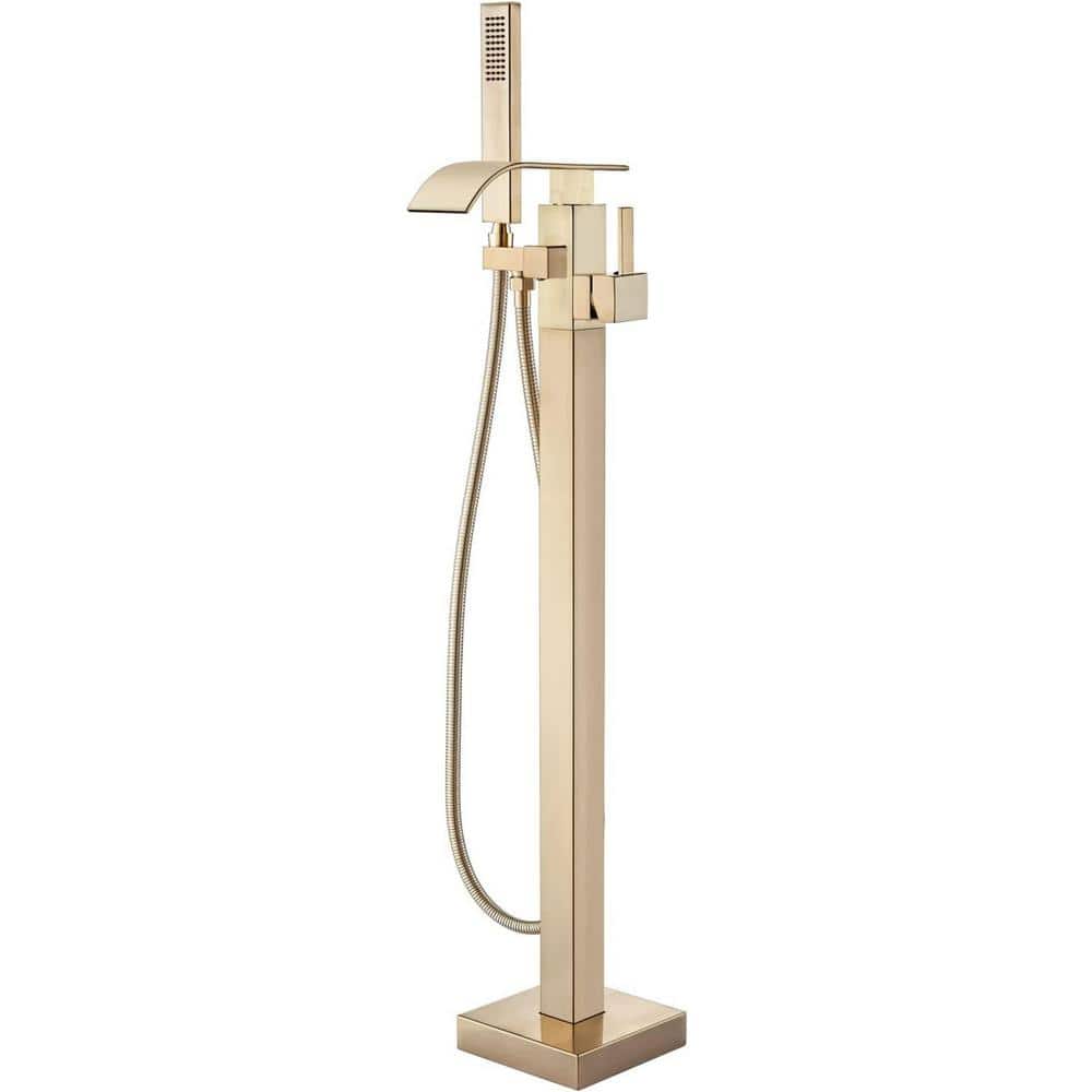 Commercial Metering Single Handle Bathroom Sink Faucet in Stainless Steel 1