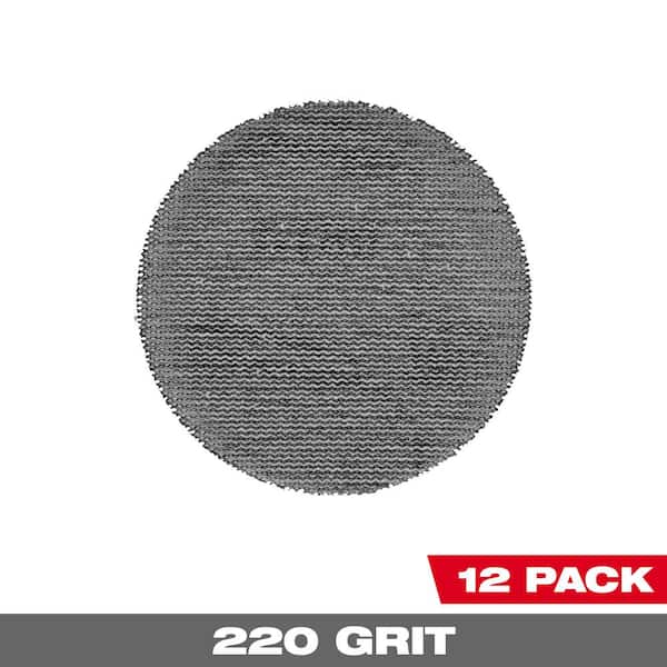 Milwaukee 3 in. 220-Grit Mesh Sanding Discs For M12 FUEL 3 in. Random Orbital Sander (13-Piece)