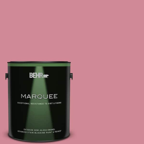 BEHR MARQUEE 1 gal. #M140-4 Fruit Cocktail Semi-Gloss Enamel Exterior Paint & Primer