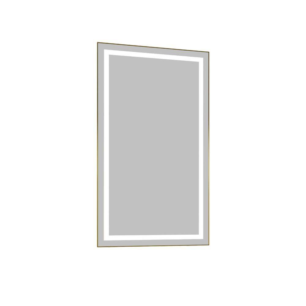 24 in. W x 40 in. H Rectangle Framless Mirror Wall Mirror Bathroom Vanity M