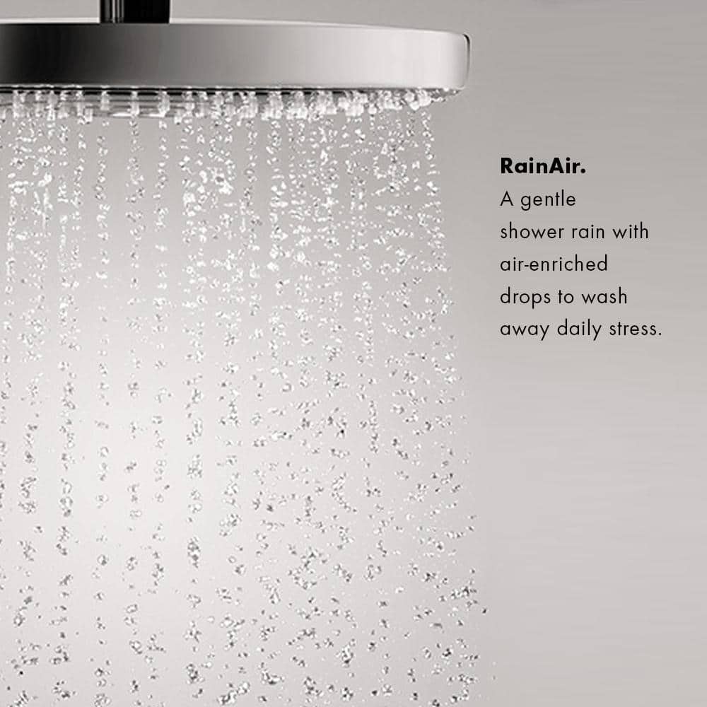 Croma 220 Chrome Rain Showerhead and Tub System Kit