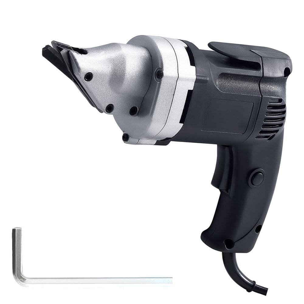 Electric Metal Shear, 4.0-Amp Corded, 360° Swivel, Variable Speed, Cuts 18GA Galv and 20GA Stainless Steel, 2500 SPM price history on PriceWatchPro