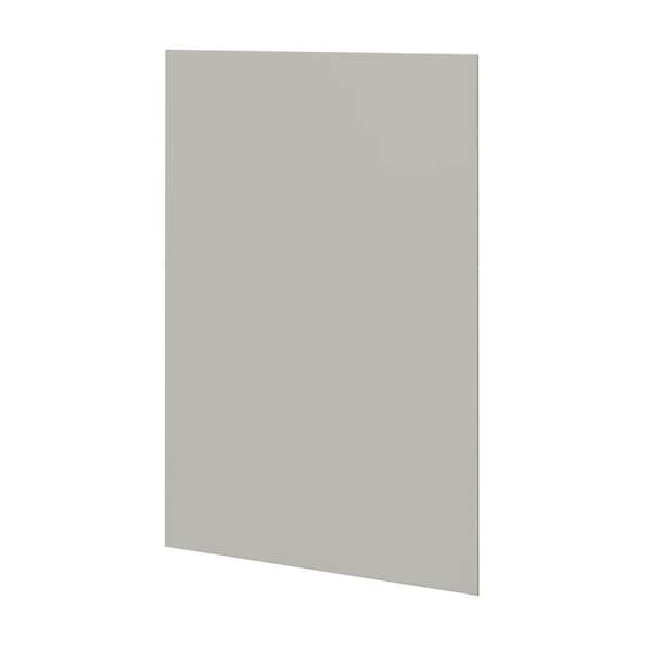 Shaker Full Overlay 23.25 in. W x 34.5 in. H Base End Panel in Stone Gray