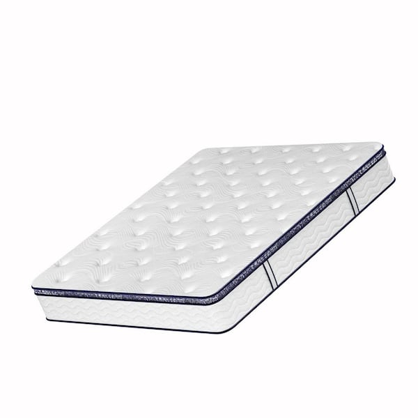 Queen Size Medium Firm 12 in. Hybrid Mattress, CertiPUR-US Foam & Pocket Springs, Pressure Relief, Hypoallergenic