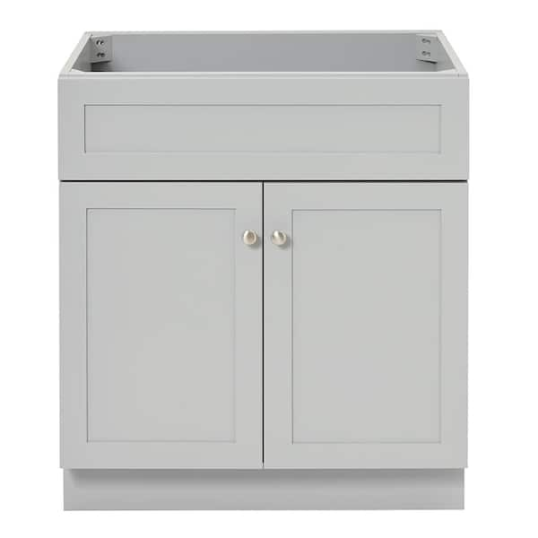 Hamlet 30 in. W x 21.5 in. D x 34.5 in. H . Bath Vanity Cabinet without Top in Grey