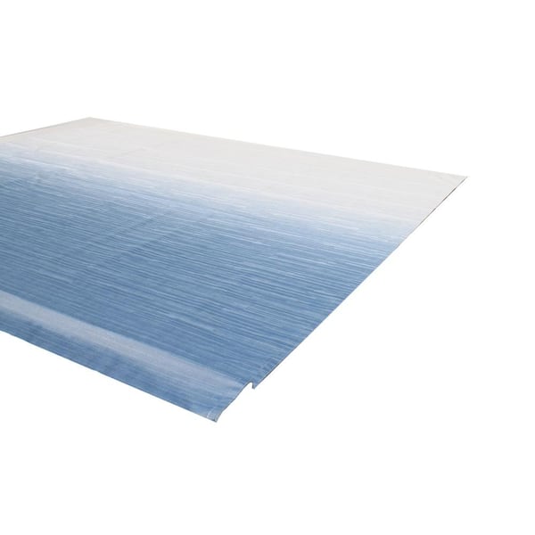 ALEKO 13 ft. RV Retractable Awning (96 in. Projection) in Blue Fade