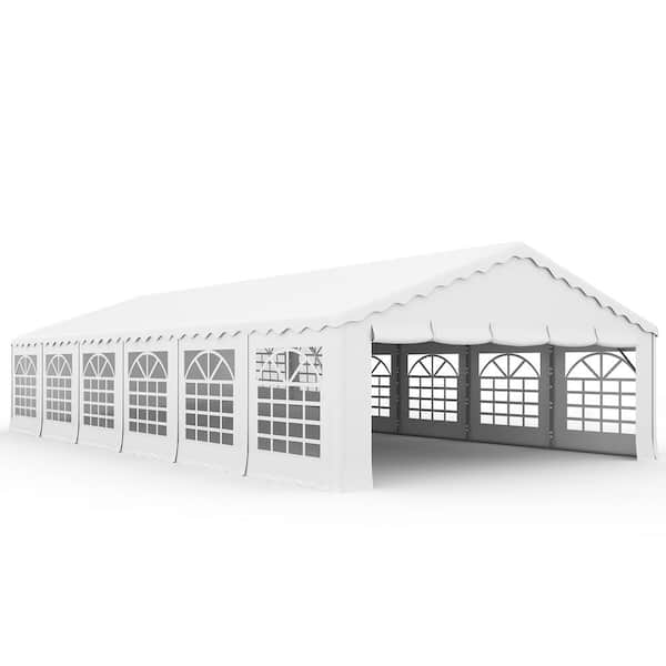 20 ft. x 40 ft. Wedding Party Patio Tent, Outdoor Canopy Tent for Events, Parties, and Gatherings, White