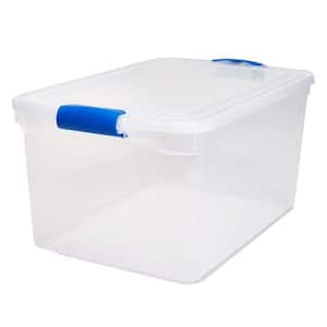 66 Qt. Latching Clear Storage Box (Set of 2)