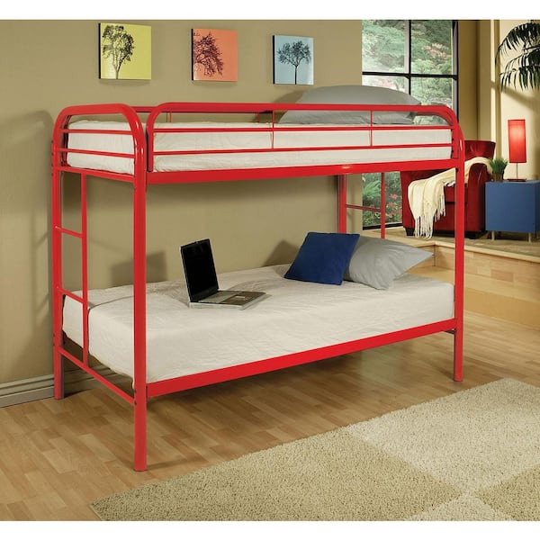 Acme Furniture Thomas Twin Over Twin Metal Kids Bunk Bed