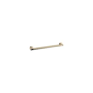 Margaux 1-Piece Bath Accessory Set with 24 in. Grab Bar in Vibrant French Gold
