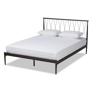 Nano Black Full Platform Bed