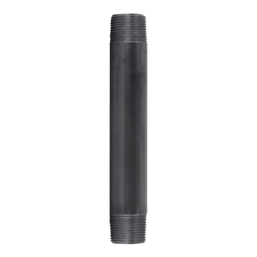 1 in. x 8 in. Black Steel Nipple price history on PriceWatchPro