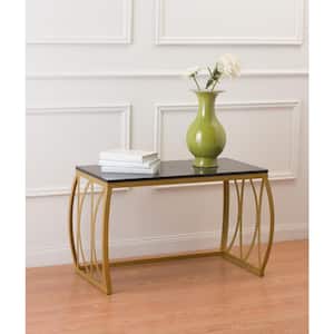Gold Bench With Granite Seat 21 in. x 19 in. x 36 in.