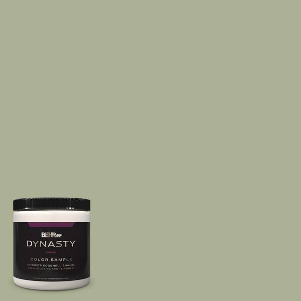 BEHR DYNASTY 8 oz. #PPU10-06 Spring Walk One-Coat Hide Eggshell Enamel Stain-Blocking Interior Paint & Primer Sample