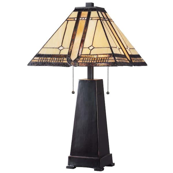 Unbranded Amblewood 26 in. Oil-Rubbed Bronze Table Lamp