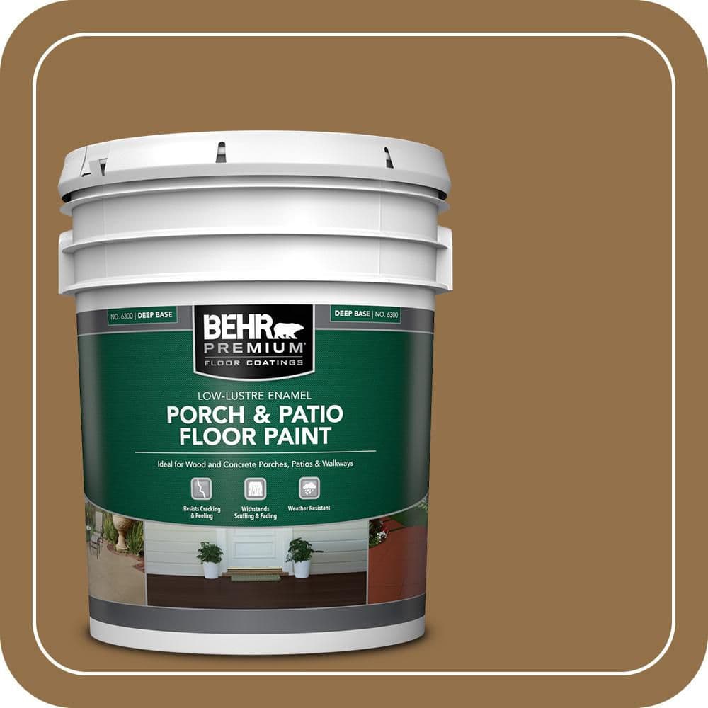 5 gal. #N280-7 Brass Button Low-Lustre Enamel Interior/Exterior Porch and Patio Floor Paint price history on PriceWatchPro
