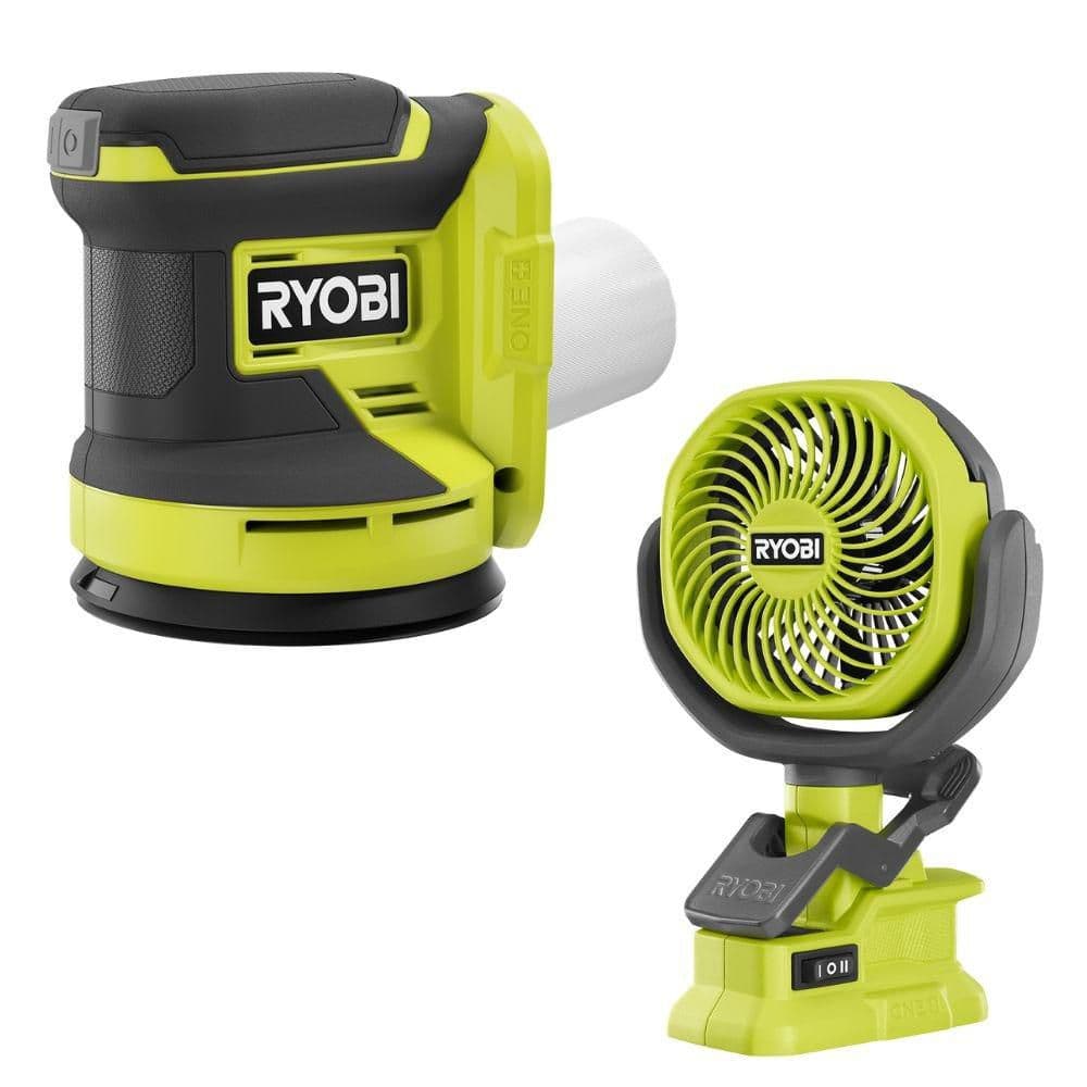 ONE+ 18V Cordless 5 in. Random Orbit Sander with ONE+ 18V Cordless 4 in. Clamp Fan (Tools Only) price history on PriceWatchPro