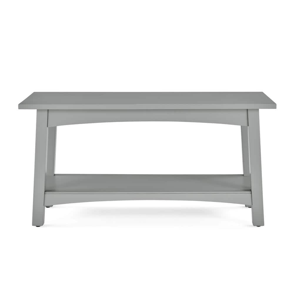 Coventry 36" Gray Wood Hall Tree with Storage Bench