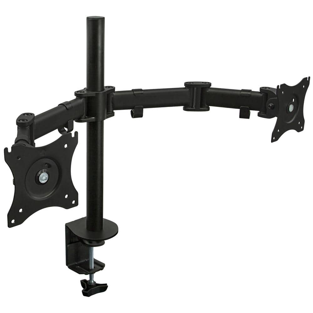 mount-it! 13 in. to 27 in. Full Motion Dual Monitor Desk Mount for Screens  MI-1752 - The Home Depot