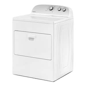 7.0 cu. ft. 240-Volt White Electric Vented Dryer with AUTODRY Drying System