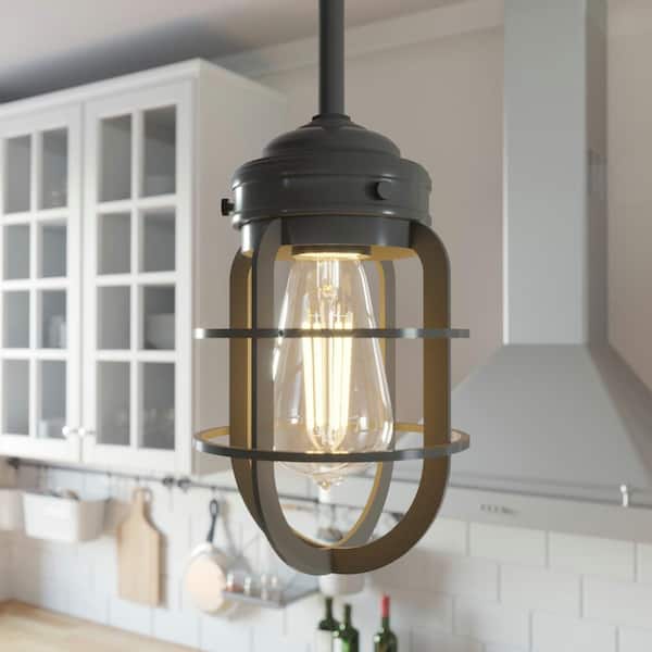 Starklake 1 Light Noble Bronze Mini Pendant Kitchen Light