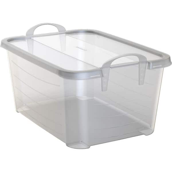 Life Story Clear Stackable Closet Organization and Storage Box, 55 Qt. (18-Pack)