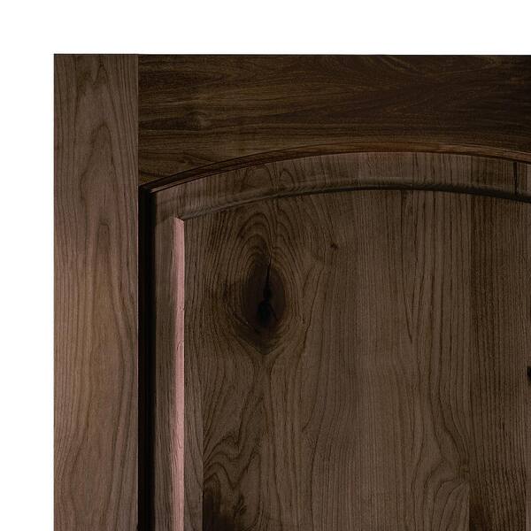 Krosswood Doors 30 in. x 96 in. Knotty Alder 2-Panel Right-Handed