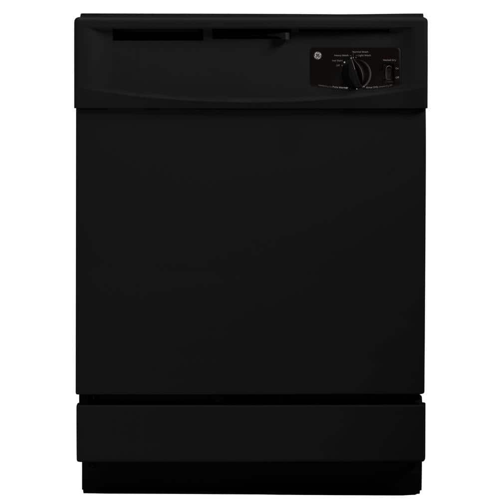 5 Cycles/2 Options GE GIDDS-118576 Built-In Dishwasher Black