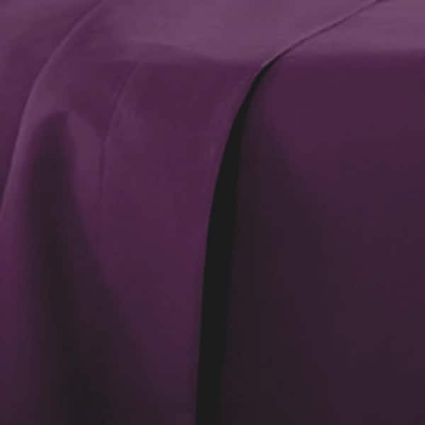 Super-Soft 1600 Series Double-Brushed 6-Piece Egg Plant Microfiber Queen Bed Sheets Set