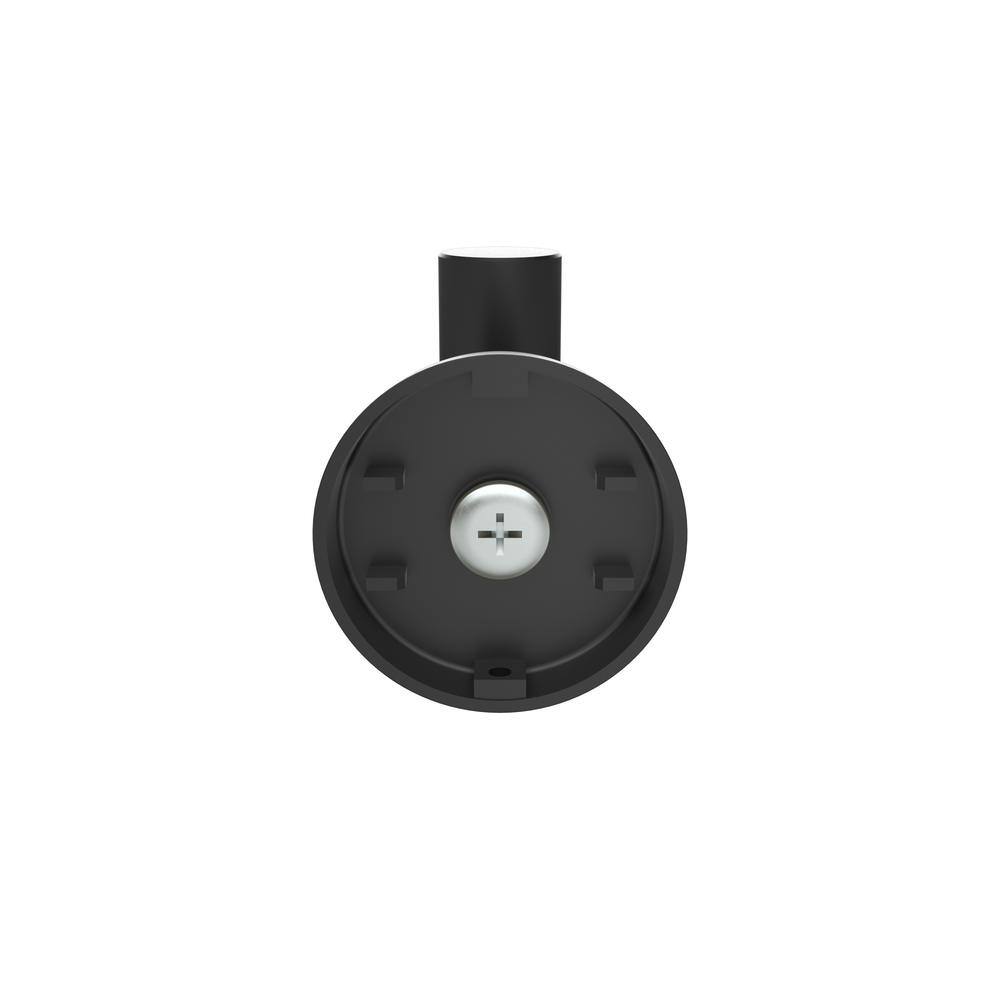 Matte Black Modern Minimalist Single Prong Robe Hook