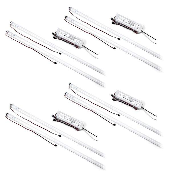 fluorescent light to led conversion kit home depot