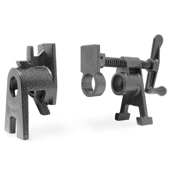WEN Heavy-Duty 3/4 in. Cast Iron Pipe Clamp Vise for Woodworking