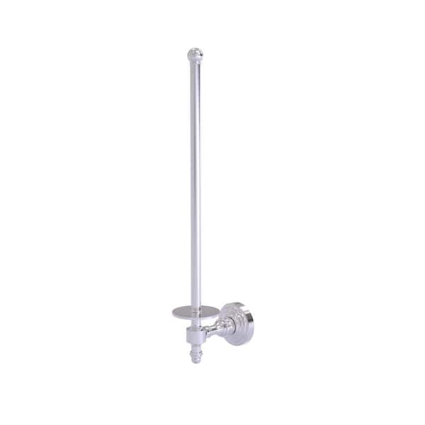 Allied Brass Retro Wave Collection Wall Mounted Paper Towel Holder in Satin Chrome