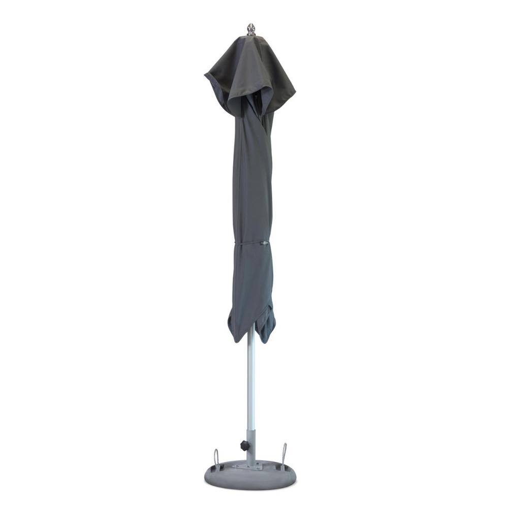 Charcoal 13 ft. Round Market Umbrella with Aluminum Pole