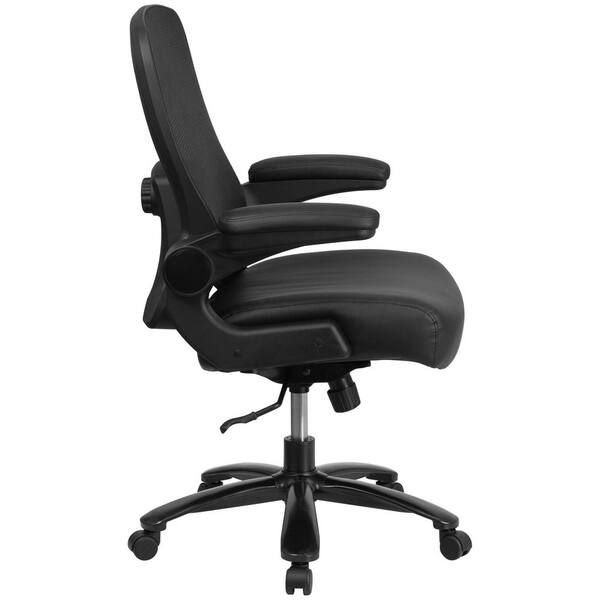 Office Star Products 75 Series 30.3 in. Width Big and Tall Black Mesh  Ergonomic Chair 75-37A773 - The Home Depot