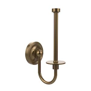 Regal Collection Upright Single Post Toilet Paper Holder in Brushed Bronze