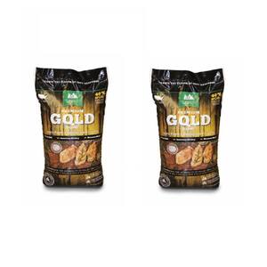 Premium Gold Blend Hardwood Grilling Cooking Pellets (2-Pack)