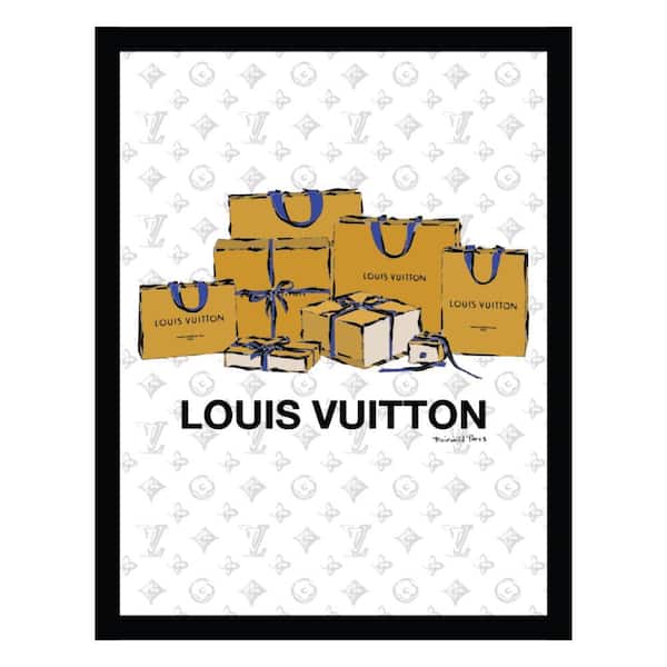 VENICE BEACH Collections Fashion Designer Glam Bags by Fairchild Paris 1 Piece Framed Graphic Print Abstract Poster Art Print 18 in. x 14 in.